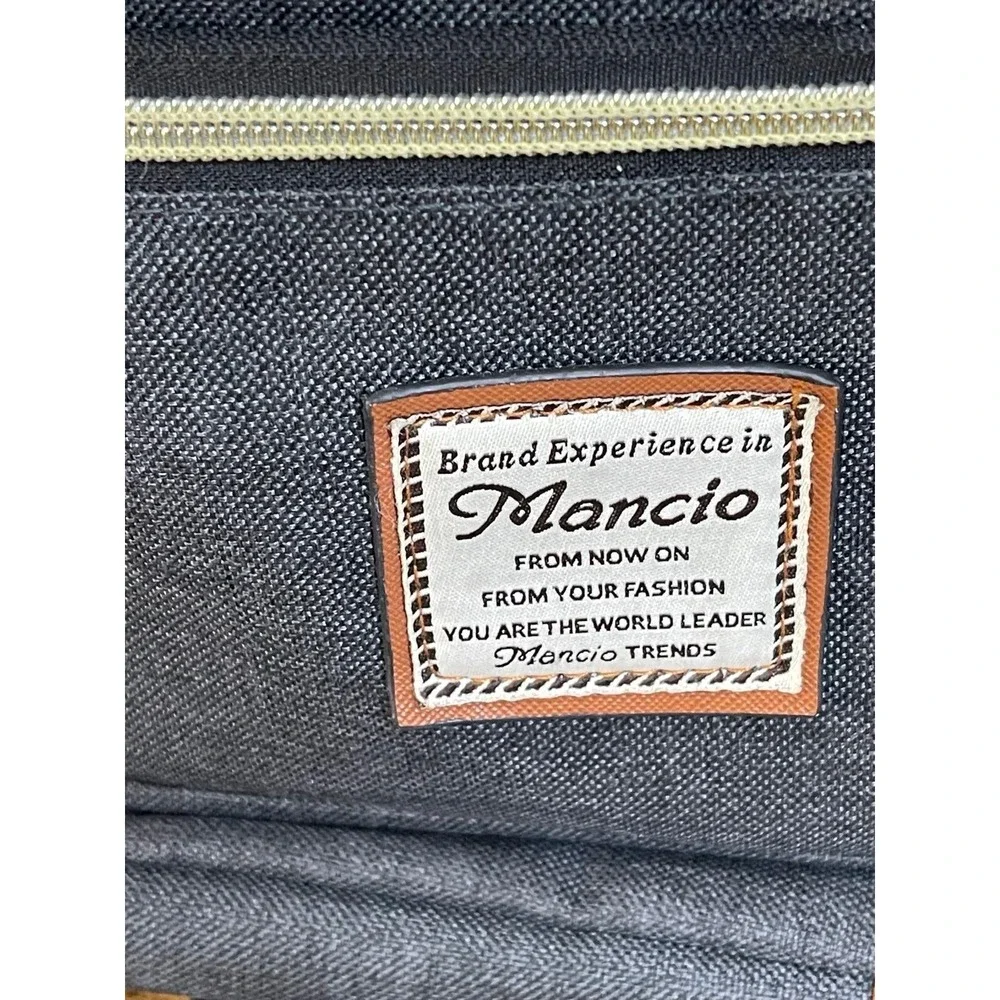 Mancio Vintage Laptop Backpack with USB Charging Port